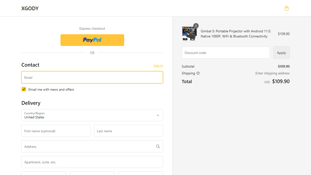 How to apply Xgody coupon code